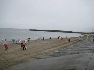 海岸清掃①